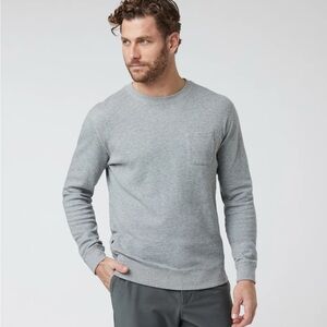 Vuori Jeffreys Pullover Gray Long Sleeve Top
